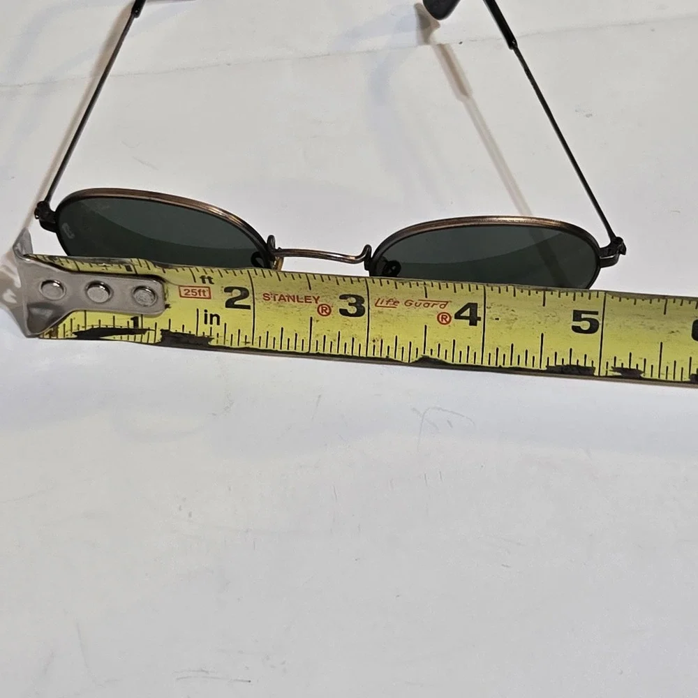 Ray-Ban Sunglasses Unisex Black Vintage Bausch & Lomb W0969 PSAS Oval Metal Read